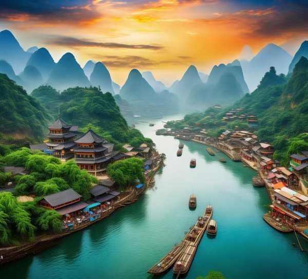 广西山水画卷之旅，深度探索广西之美