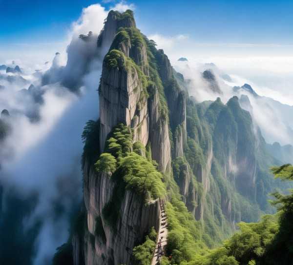 华山绝壁登临攻略，五岳之尊的壮美风光之旅