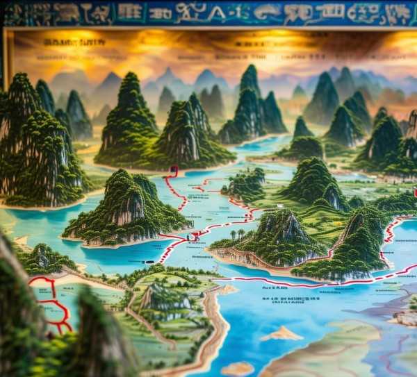 探桂林山水奇景，山水甲天下之旅路线图揭秘