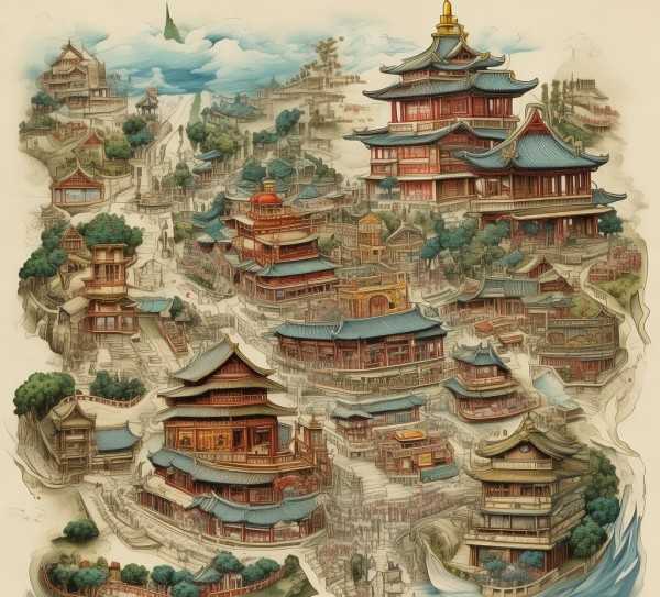 古韵新姿，一图尽览旅游景点地图